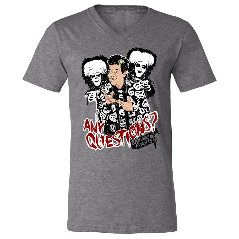 Unisex V-Neck T-Shirt - 64XGU8EA - Deep Heather - 13
