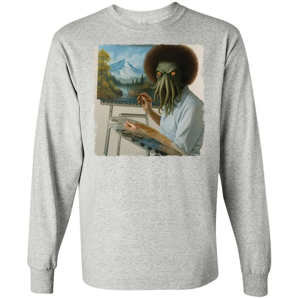 Long Sleeve T-Shirt - WJ2Q7HXE - Ash - 5