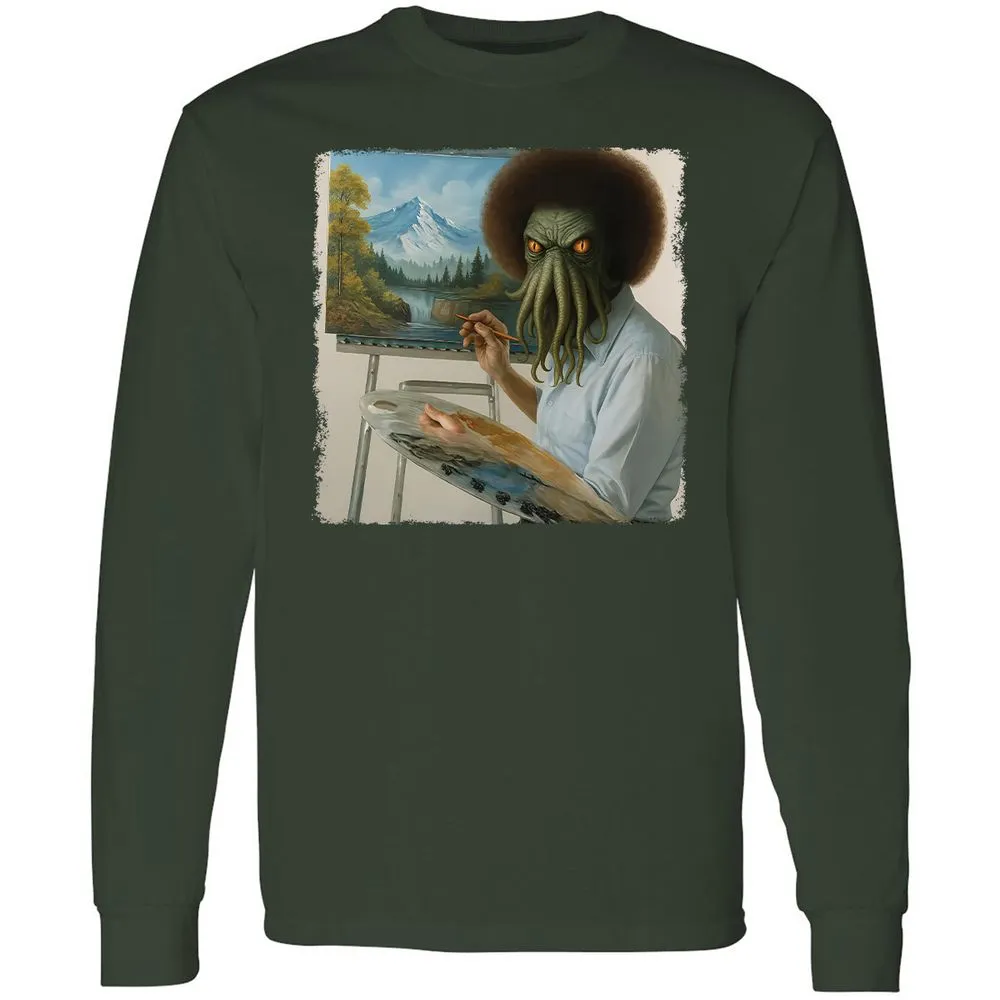 Long Sleeve T-Shirt - WJ2Q7HXE - Forest Green - 8
