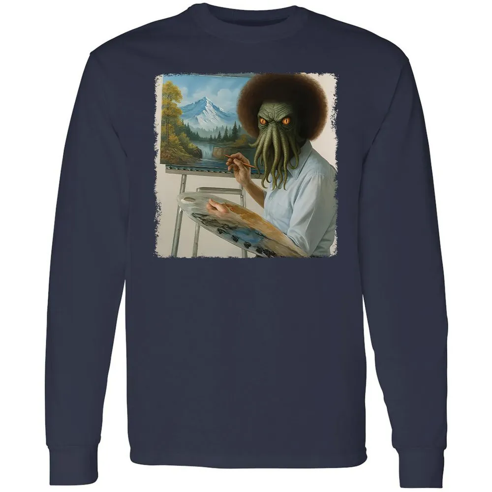 Long Sleeve T-Shirt - WJ2Q7HXE - Navy - 12