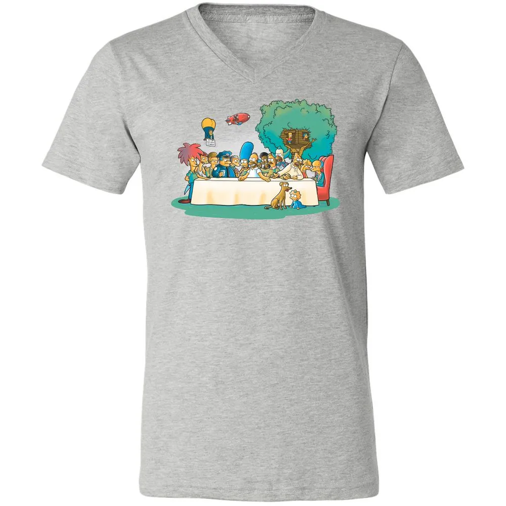 Unisex V-Neck T-Shirt - PPY3JAE6 - Athletic Heather - 7