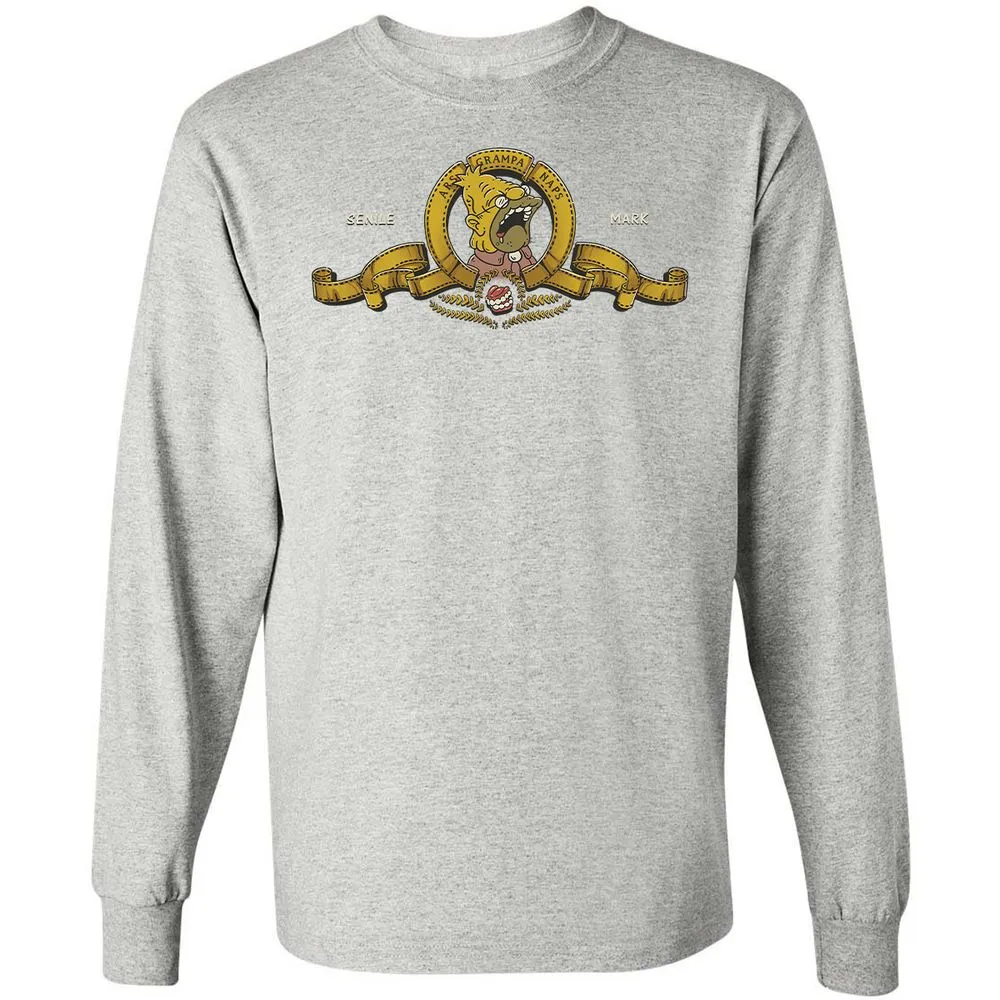 Long Sleeve T-Shirt - 49QG3HKY - Ash - 7