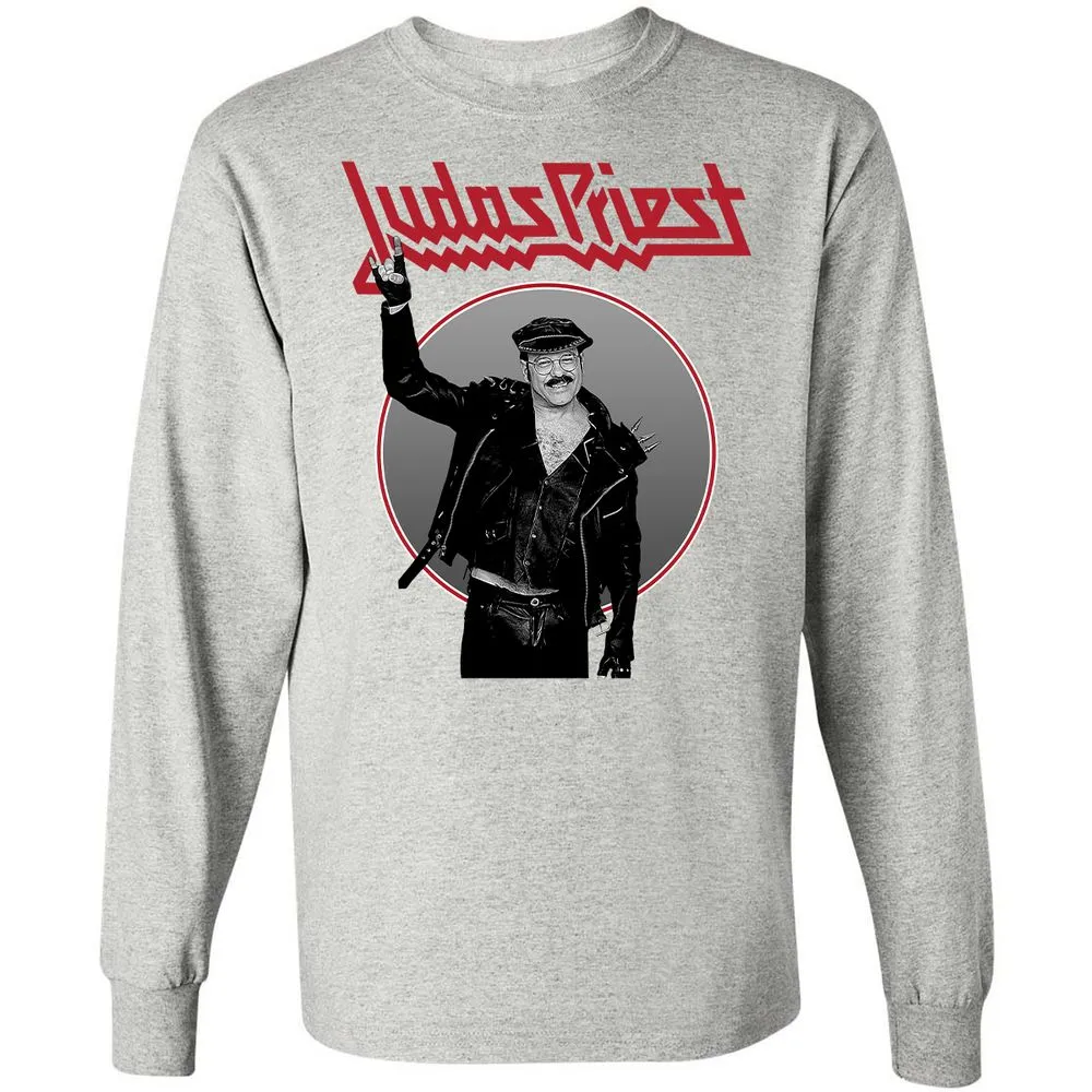 Long Sleeve T-Shirt - XKJ2PYTB - Ash - 5