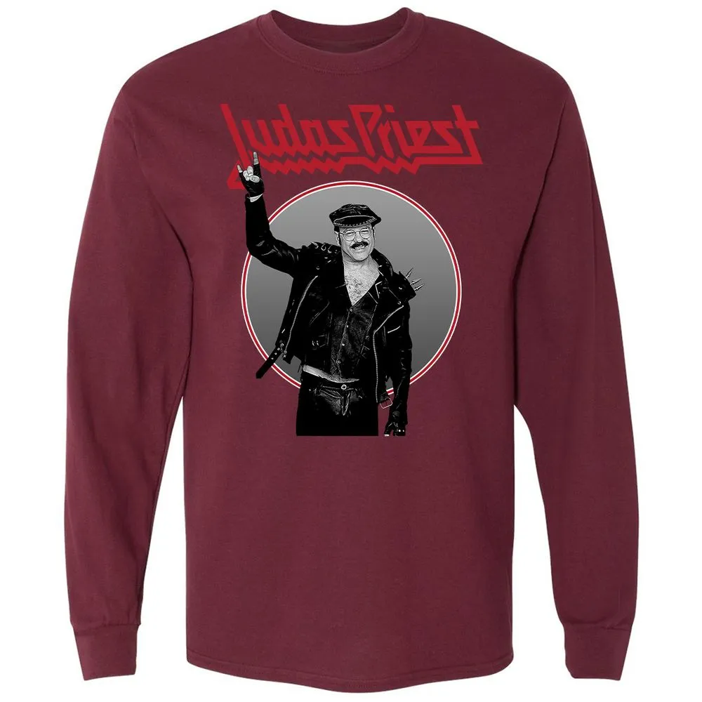 Long Sleeve T-Shirt - XKJ2PYTB - Maroon - 11