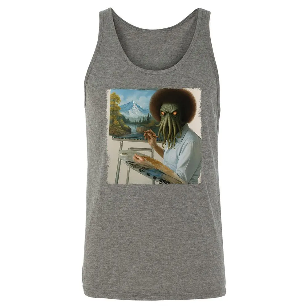 Unisex Jersey Tank - BER4WHYU - Grey Triblend - 2