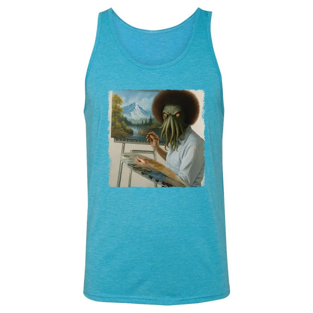 Unisex Jersey Tank - BER4WHYU - Aqua Triblend - 3
