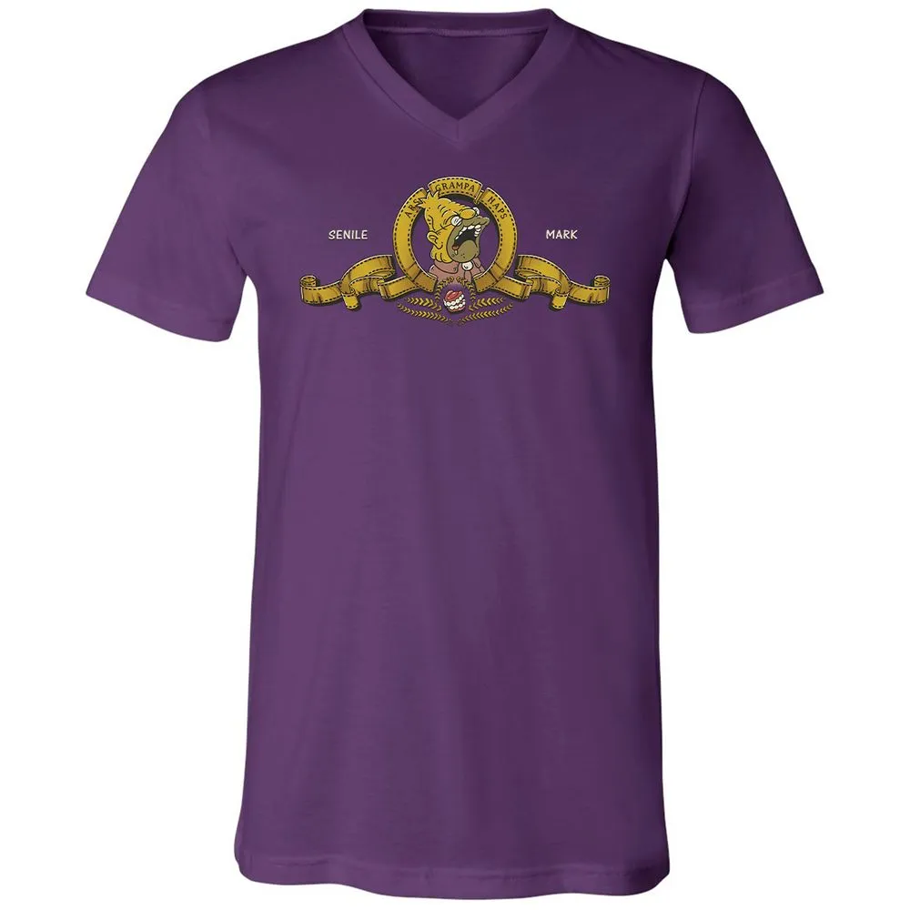 Unisex V-Neck T-Shirt - 25UAP1FJ - Team Purple - 9