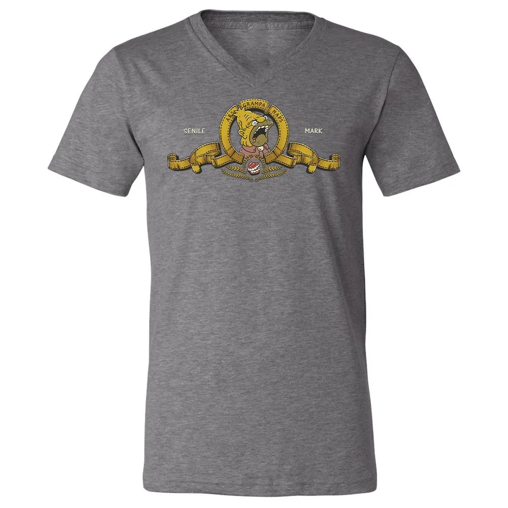 Unisex V-Neck T-Shirt - 25UAP1FJ - Deep Heather - 13