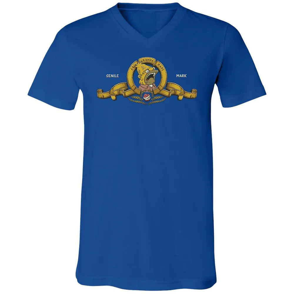 Unisex V-Neck T-Shirt - 25UAP1FJ - True Royal - 4