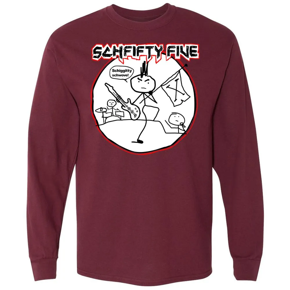 Long Sleeve T-Shirt - 1CRH54H9 - Maroon - 11