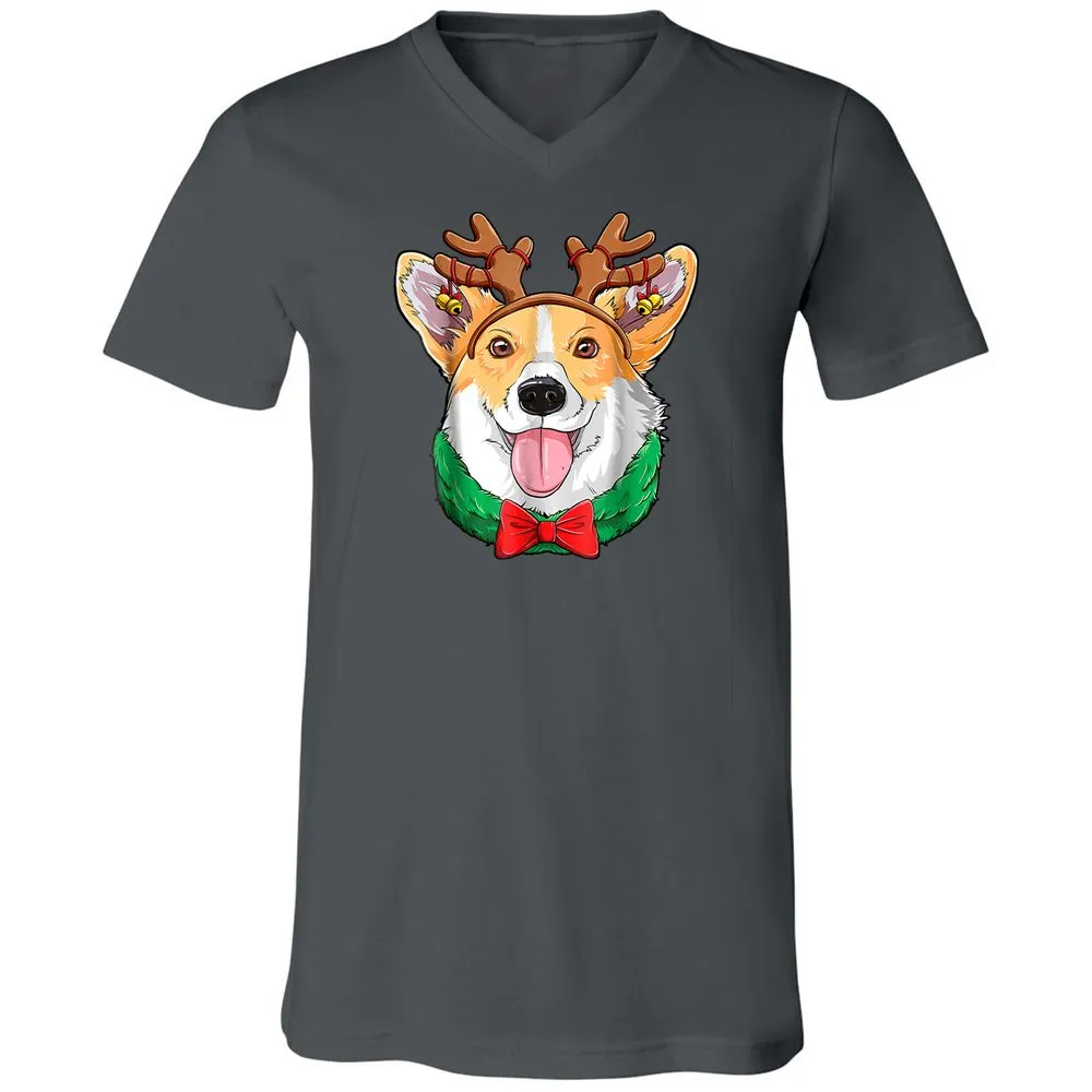 Unisex V-Neck T-Shirt - VR5BUG1S - Asphalt - 12