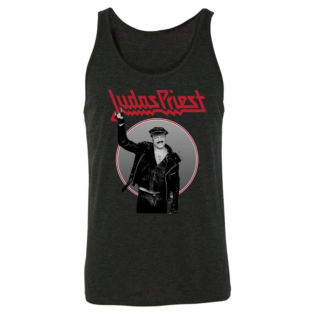 Unisex Jersey Tank - 312ECDAS - Charcoal Black Triblend - 5