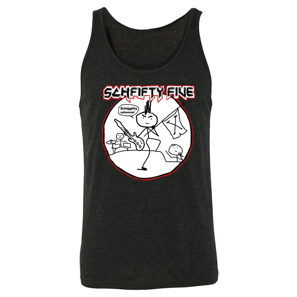 Unisex Jersey Tank - RT3PM2VL - Charcoal Black Triblend - 5