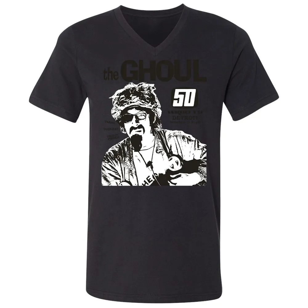 Unisex V-Neck T-Shirt - GSB3RW4P - Black - 16