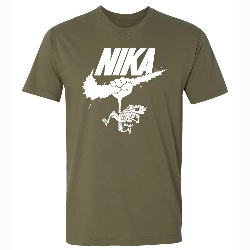 Premium Unisex T-Shirt - YJJ4LJDN - Military Green - 5