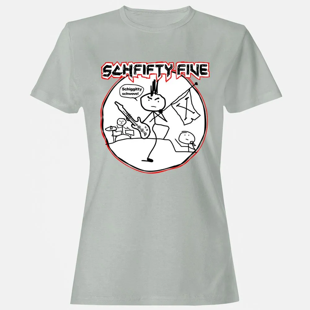 Women's T-Shirt - GEJVSXYK - Ash - 2