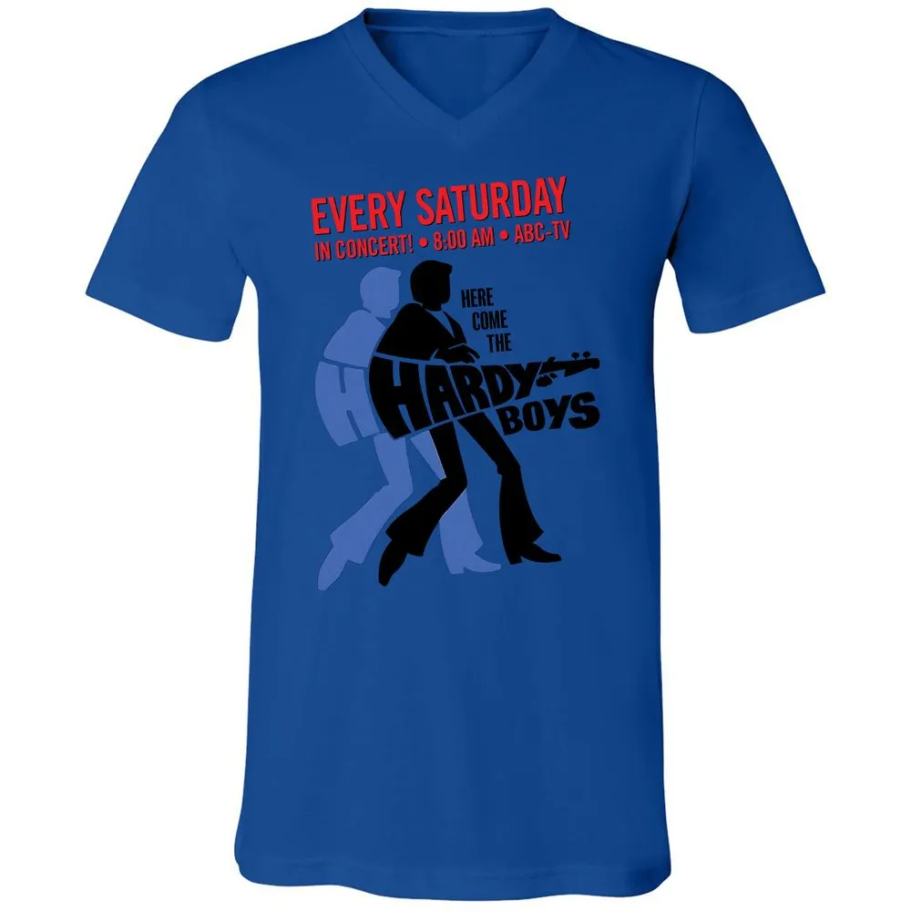 Unisex V-Neck T-Shirt - N1D6HXYE - True Royal - 4