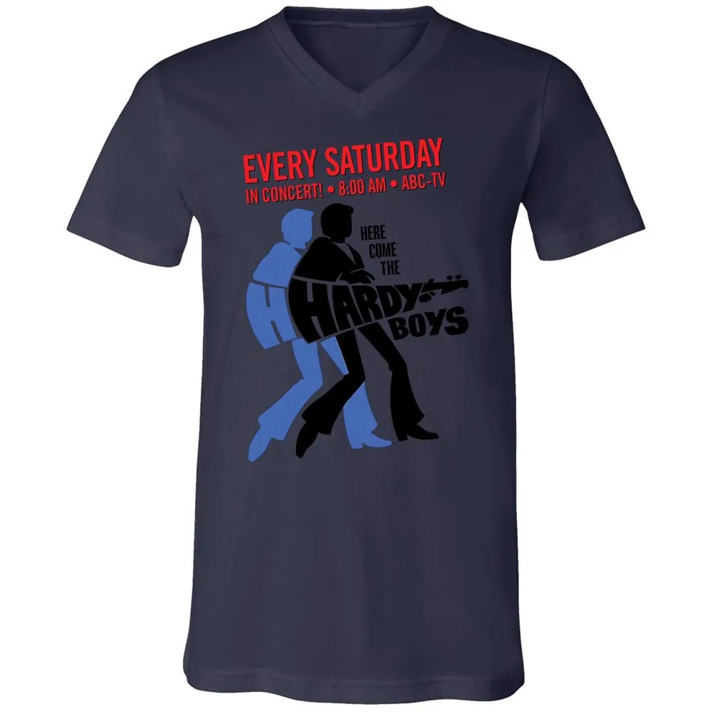 Unisex V-Neck T-Shirt - N1D6HXYE - Navy - 9