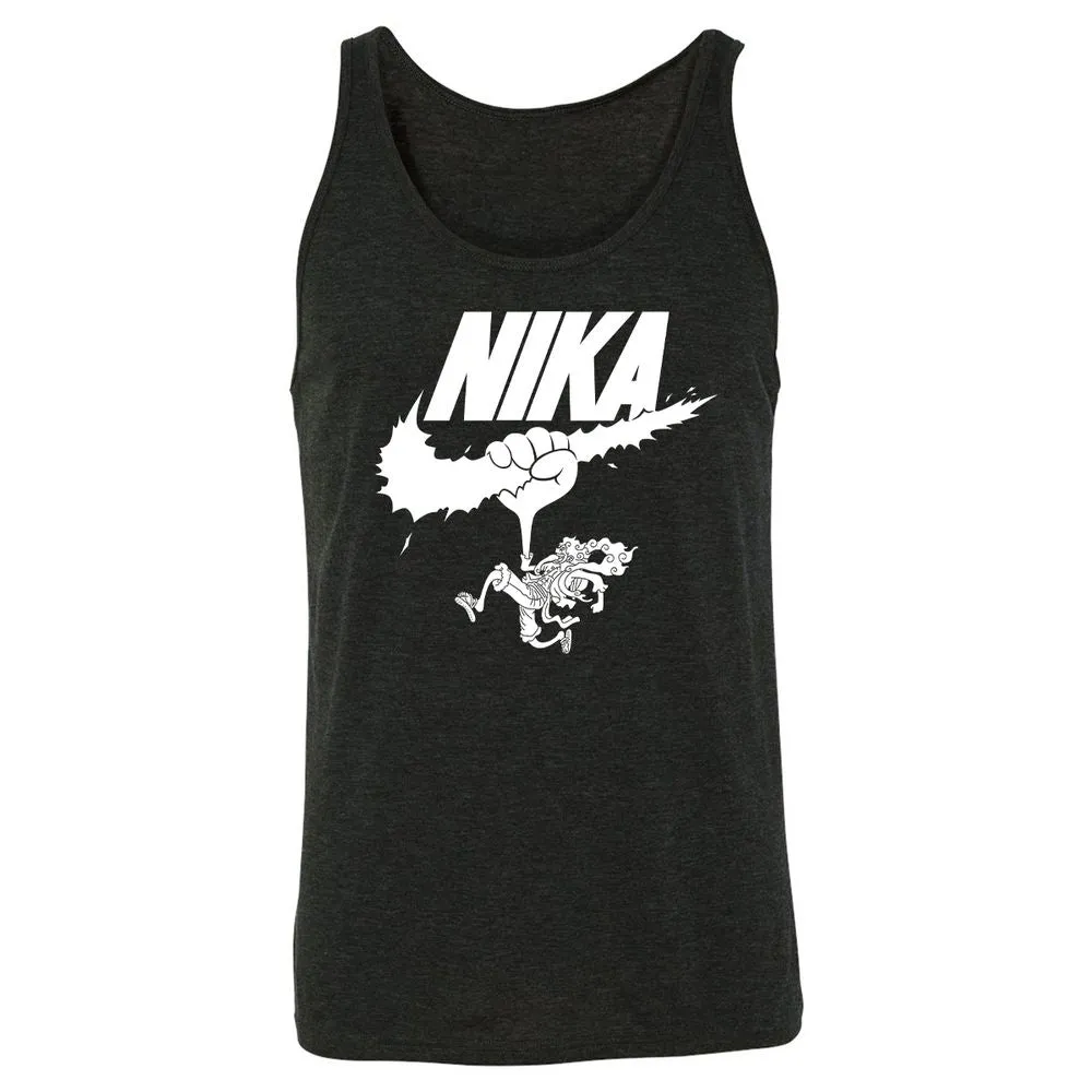 Unisex Jersey Tank - ZSU6WJYL - Charcoal Black Triblend - 5