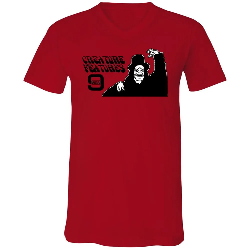 Unisex V-Neck T-Shirt - GYKBTRAL - Red - 3