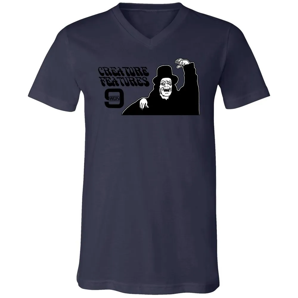 Unisex V-Neck T-Shirt - GYKBTRAL - Navy - 9