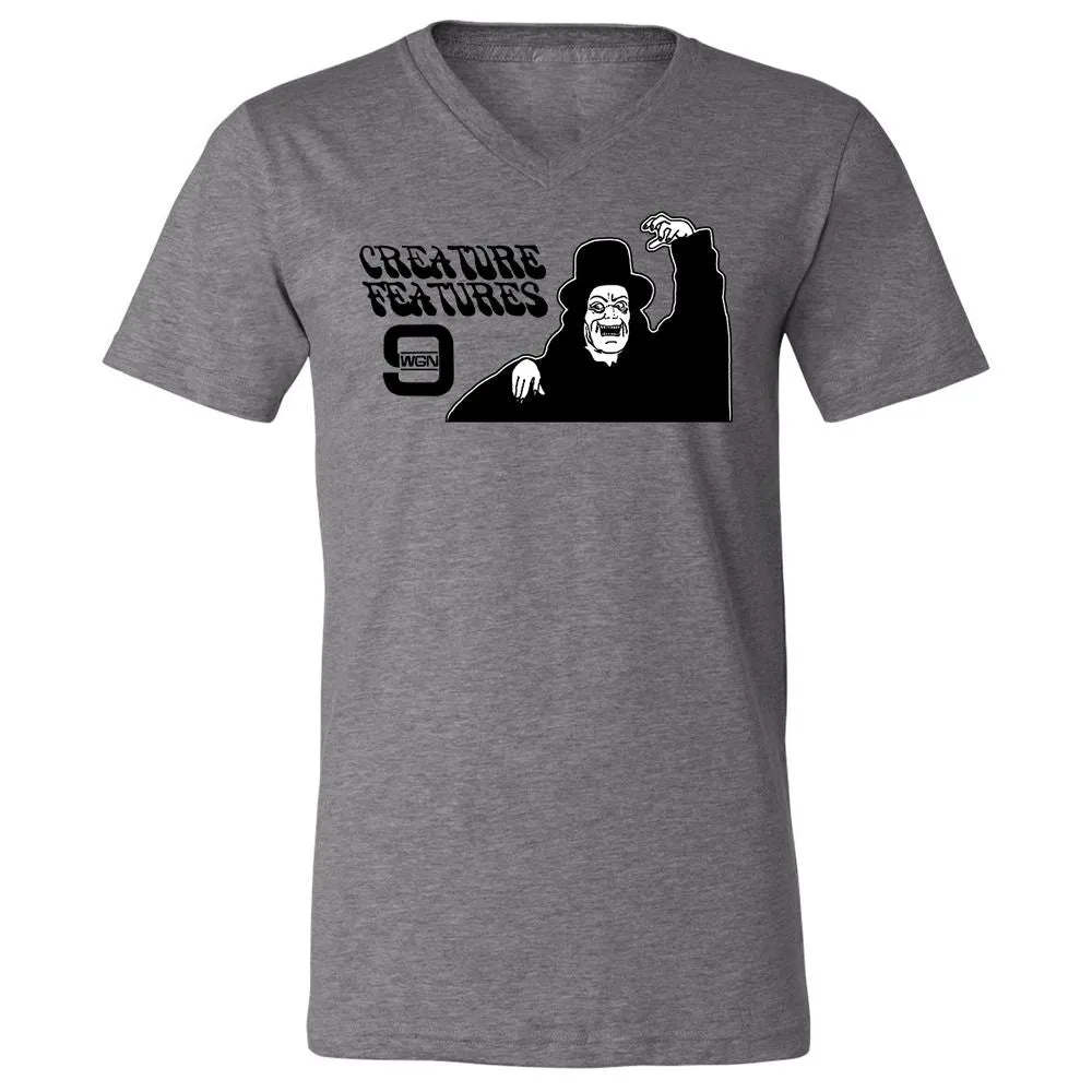 Unisex V-Neck T-Shirt - GYKBTRAL - Deep Heather - 13