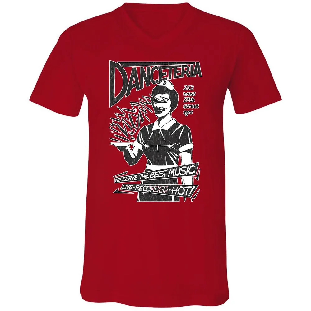 Unisex V-Neck T-Shirt - S95XHMPV - Red - 3