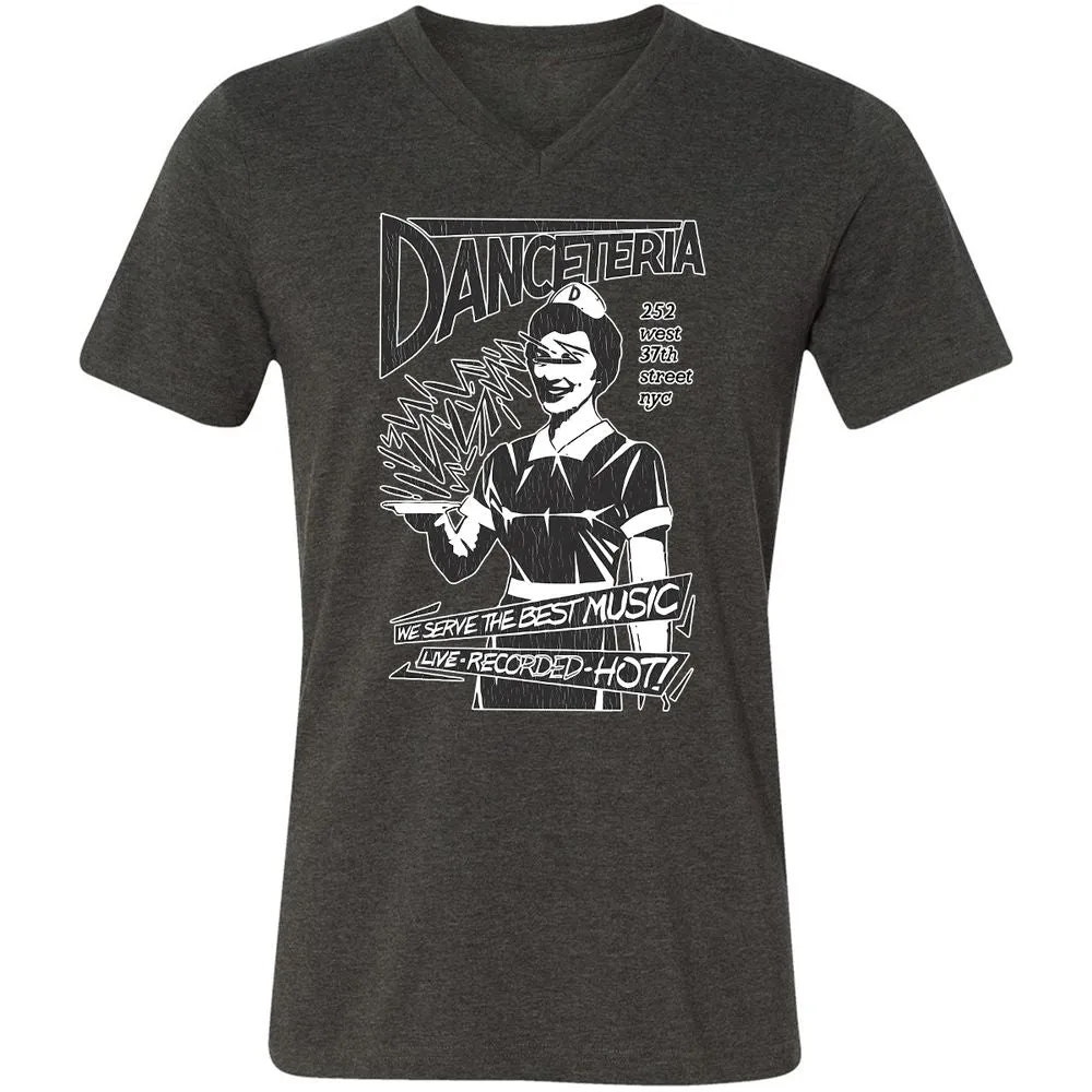 Unisex V-Neck T-Shirt - S95XHMPV - Dark Grey Heather - 8