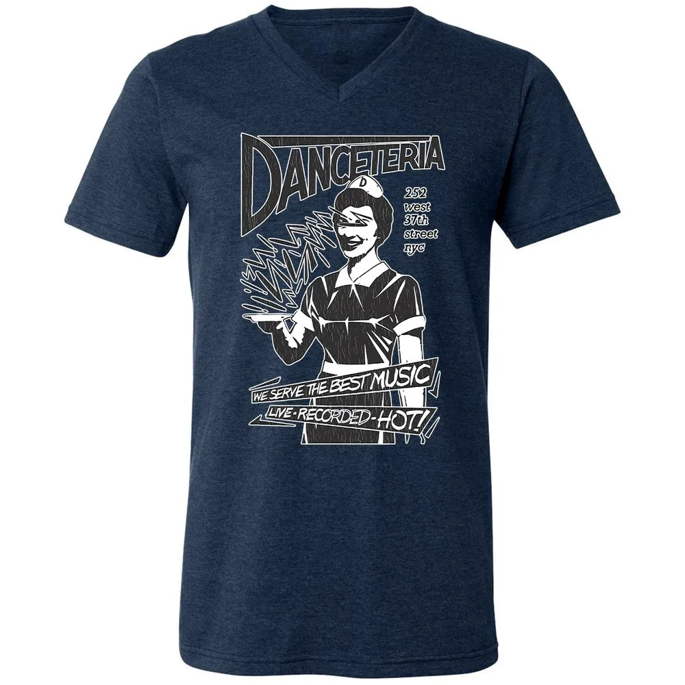 Unisex V-Neck T-Shirt - S95XHMPV - Heather Navy - 15