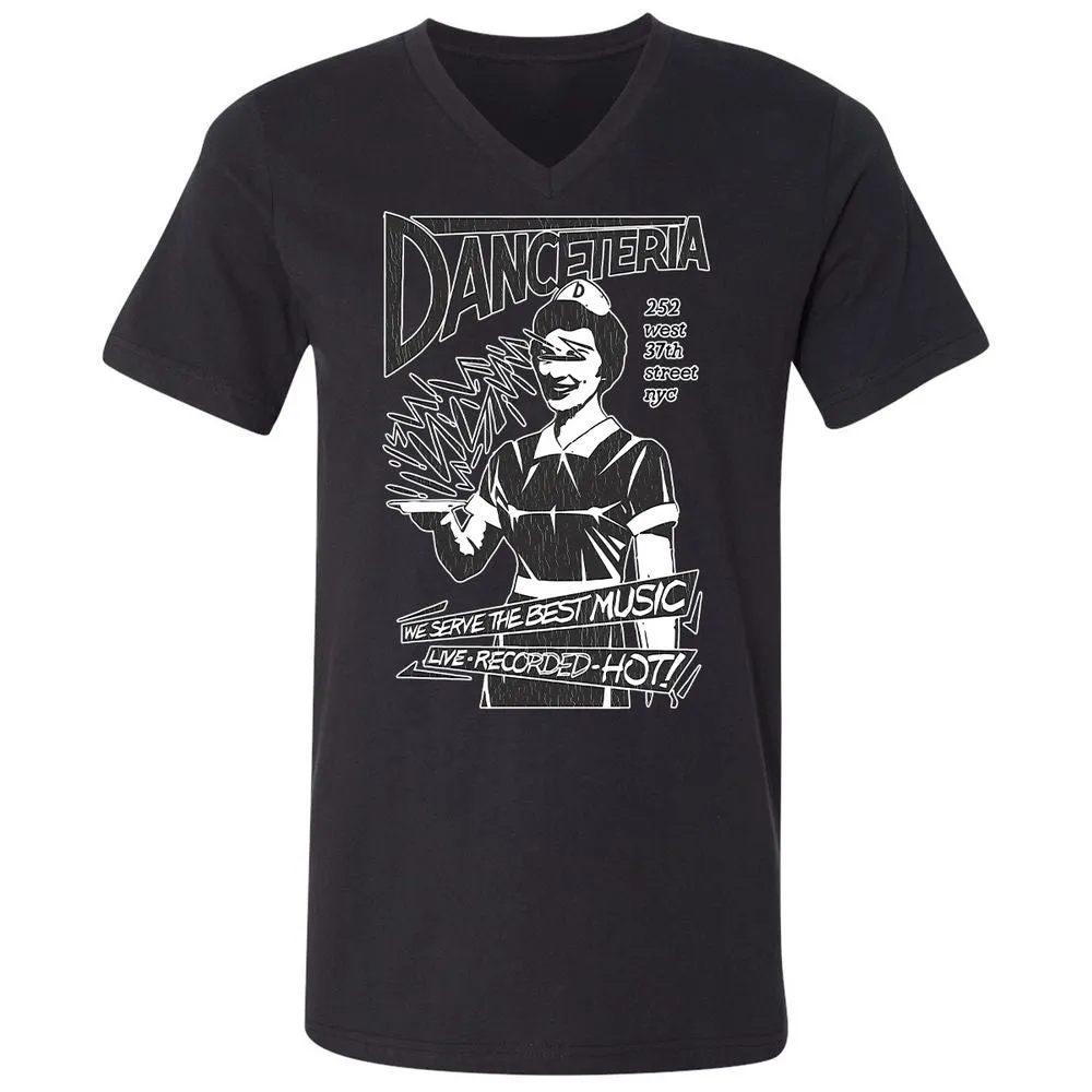 Unisex V-Neck T-Shirt - S95XHMPV - Black - 16