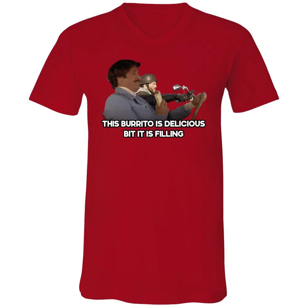 Unisex V-Neck T-Shirt - NZG7CZYS - Red - 3