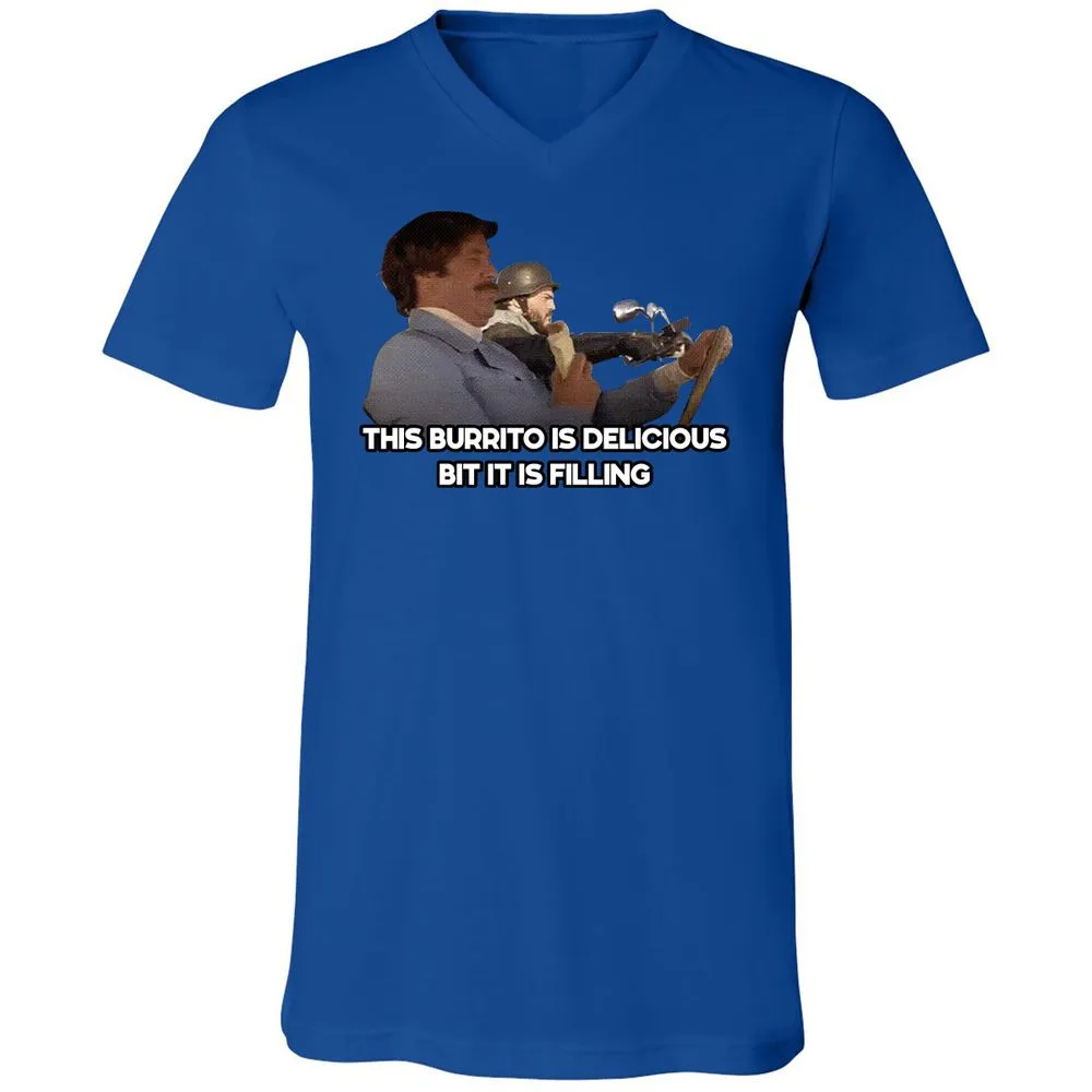 Unisex V-Neck T-Shirt - NZG7CZYS - True Royal - 4
