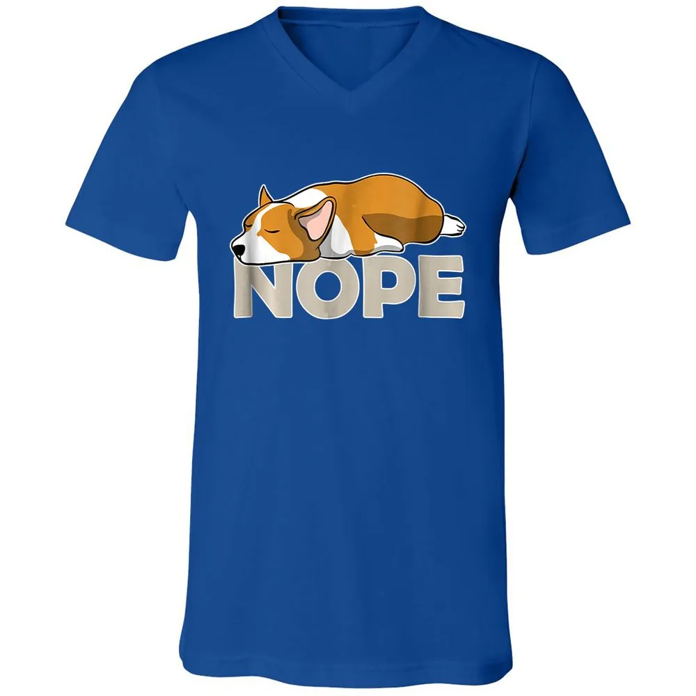Unisex V-Neck T-Shirt - N6GW8FMP - True Royal - 4