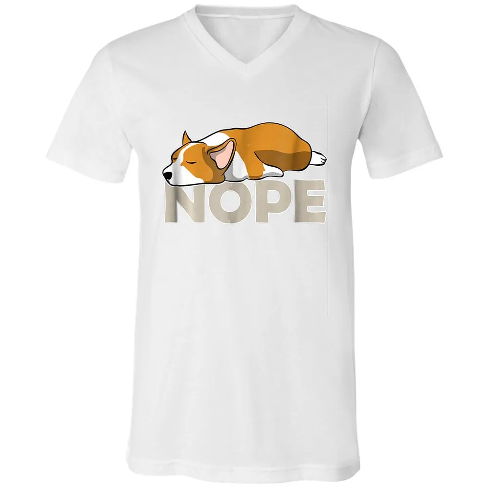 Unisex V-Neck T-Shirt - N6GW8FMP - White - 5