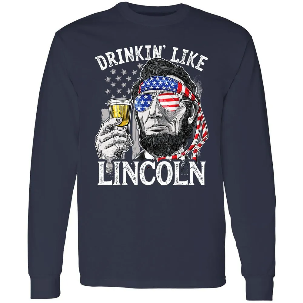 Long Sleeve T-Shirt - D7EBPPYR - Navy - 2