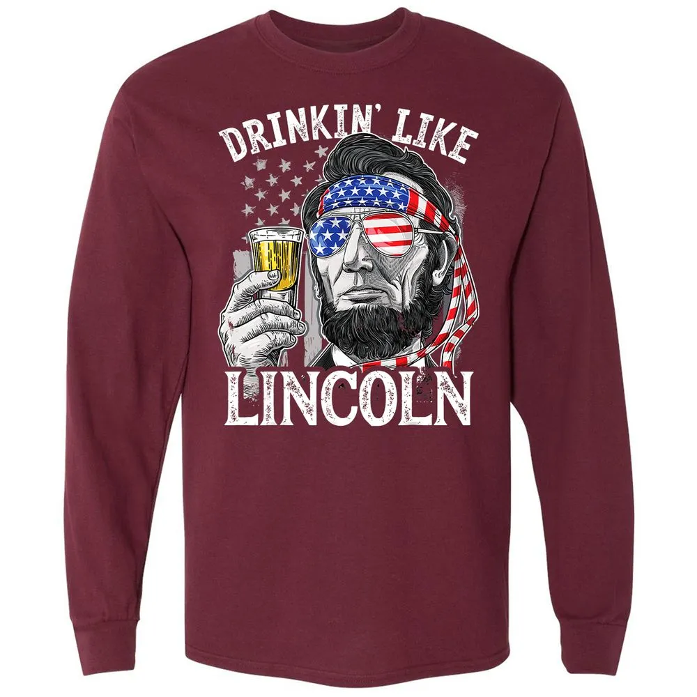 Long Sleeve T-Shirt - D7EBPPYR - Maroon - 11