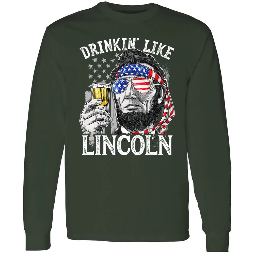 Long Sleeve T-Shirt - D7EBPPYR - Forest Green - 4