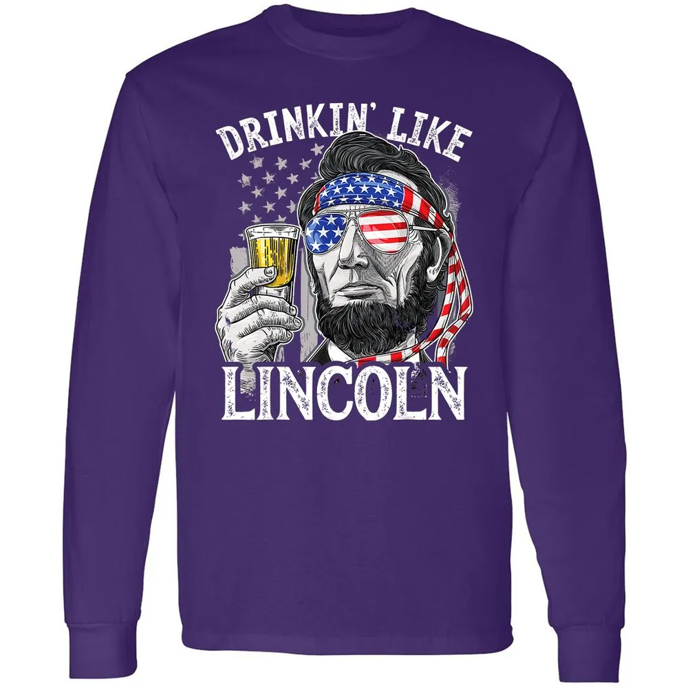 Long Sleeve T-Shirt - D7EBPPYR - Purple - 13