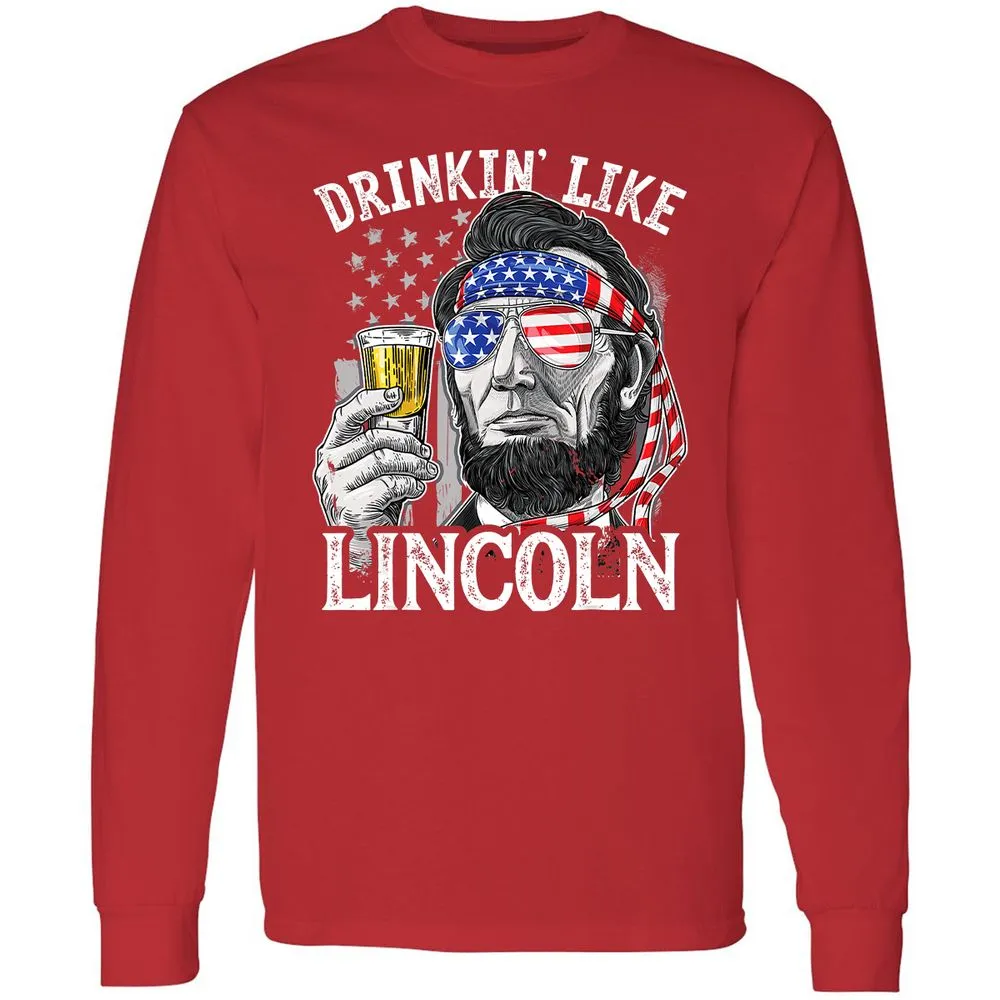 Long Sleeve T-Shirt - D7EBPPYR - Red - 14