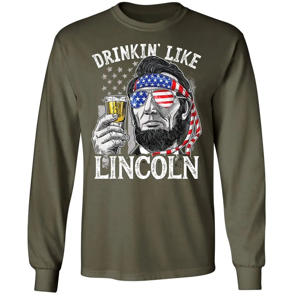 Long Sleeve T-Shirt - D7EBPPYR - Military Green - 16