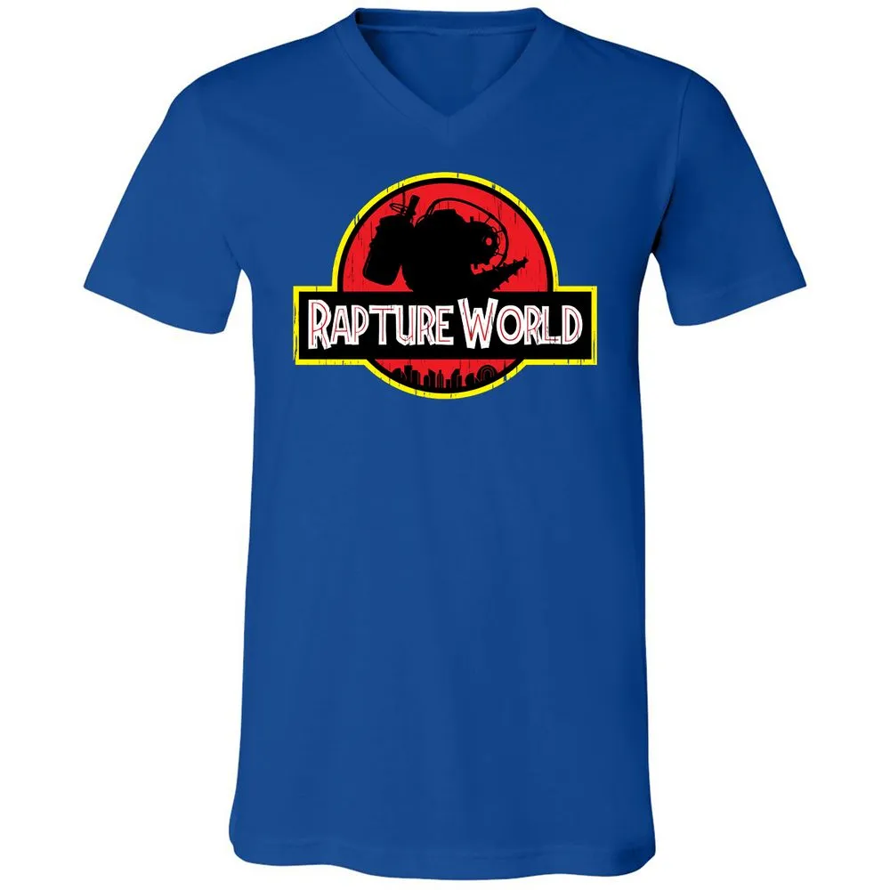 Unisex V-Neck T-Shirt - F4FF44VJ - True Royal - 4