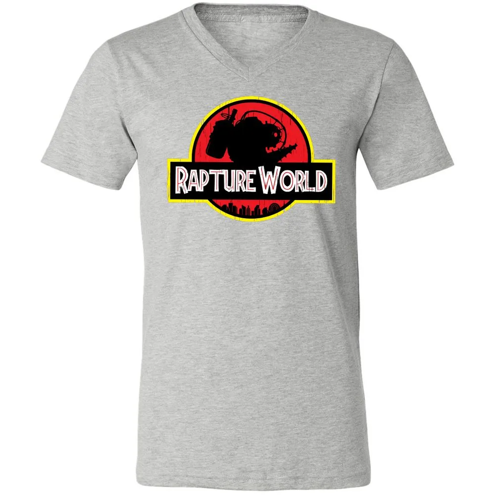 Unisex V-Neck T-Shirt - F4FF44VJ - Athletic Heather - 7