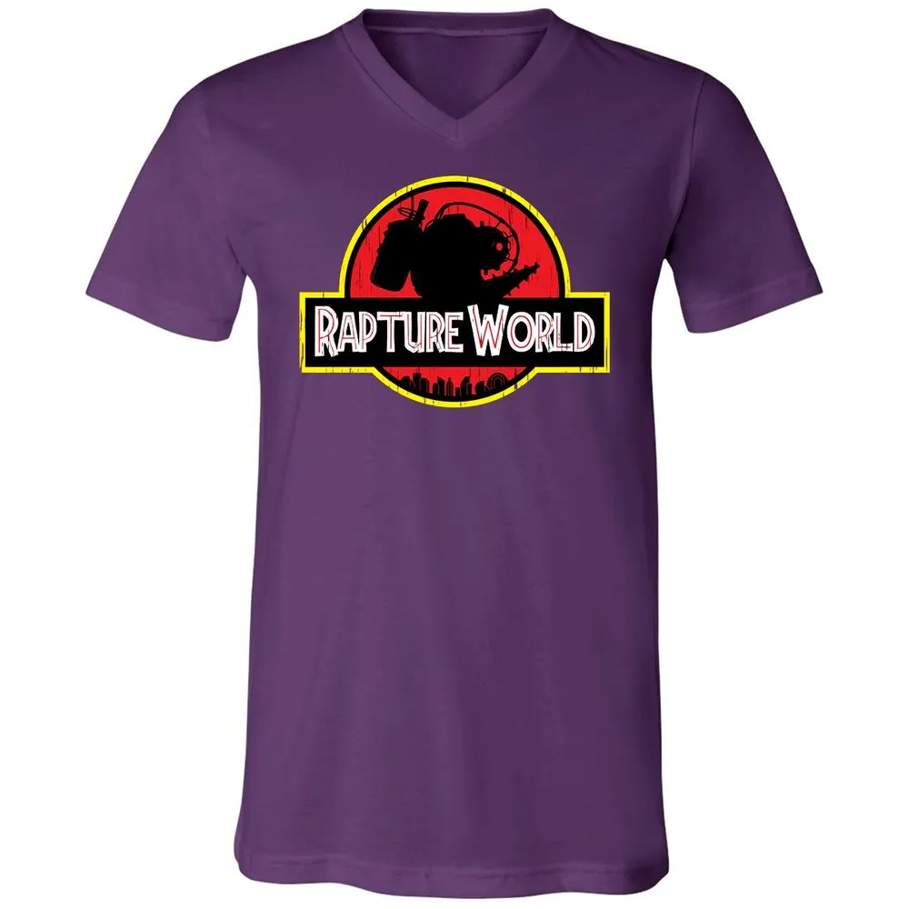 Unisex V-Neck T-Shirt - F4FF44VJ - Team Purple - 9