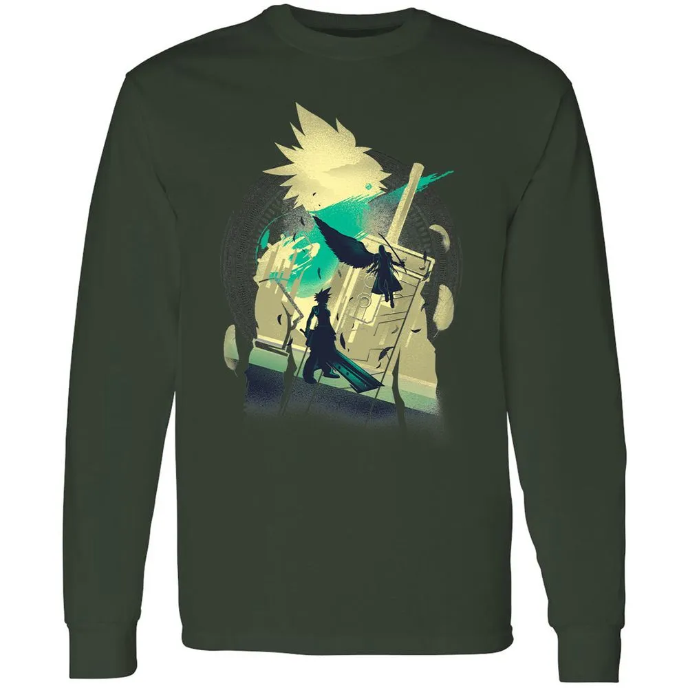 Long Sleeve T-Shirt - ZHJP6SEN - Forest Green - 4