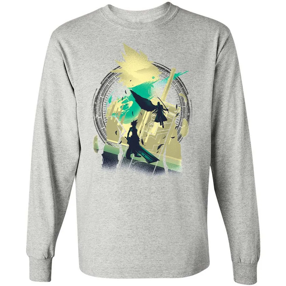 Long Sleeve T-Shirt - ZHJP6SEN - Ash - 7