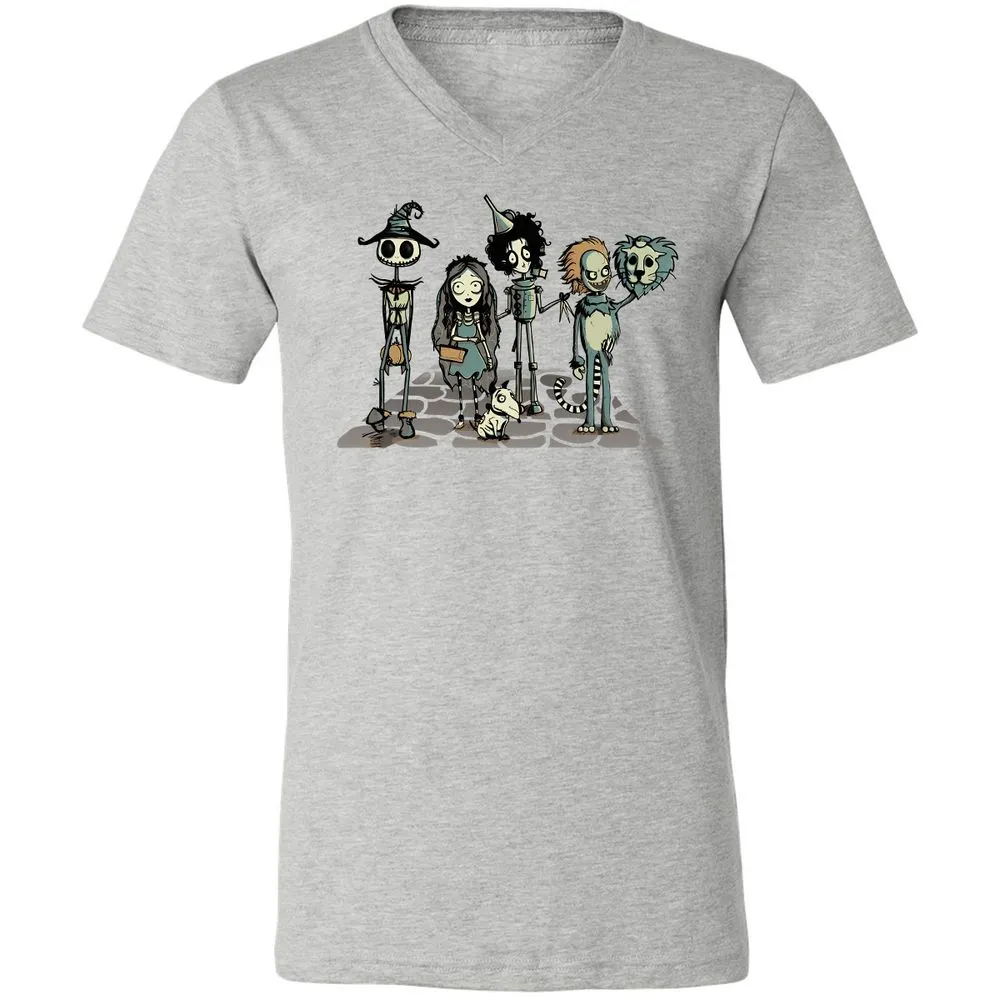 Unisex V-Neck T-Shirt - 99RSBFTE - Athletic Heather - 7