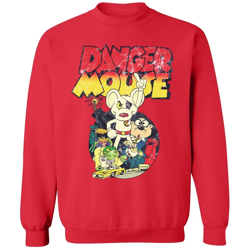 Classic Unisex Sweatshirt - 64HPCRJJ - Red - 5