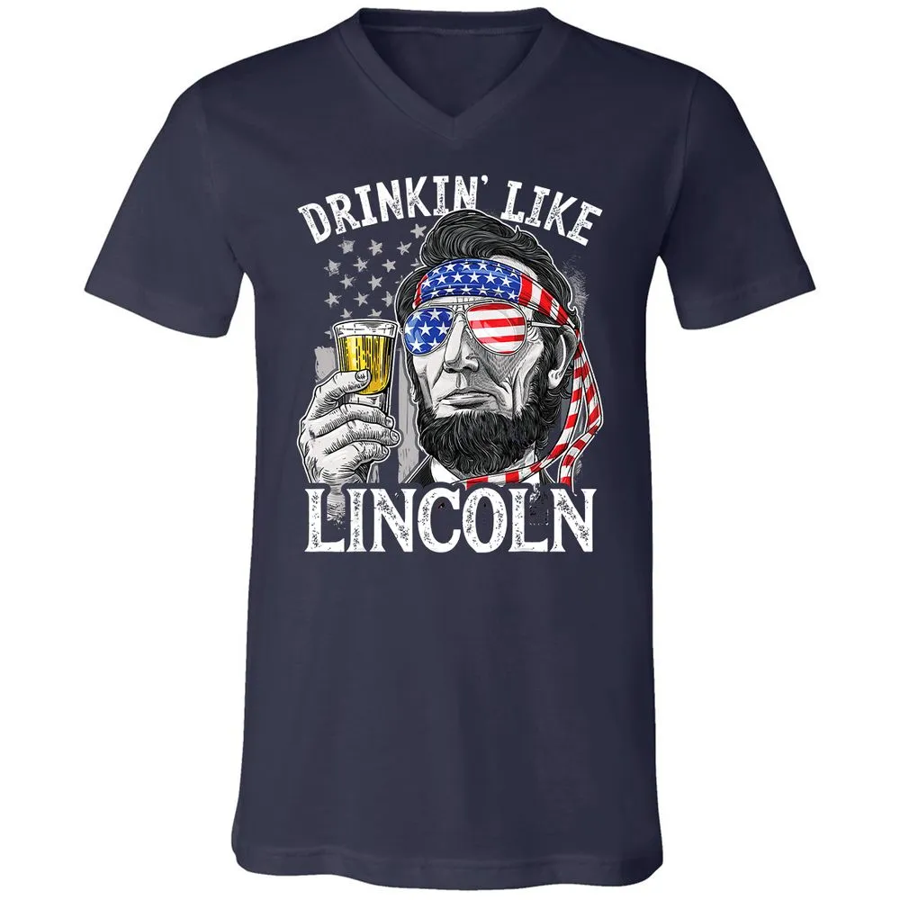 Unisex V-Neck T-Shirt - VSYE99TC - Navy - 2