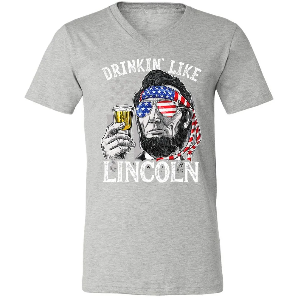 Unisex V-Neck T-Shirt - VSYE99TC - Athletic Heather - 7