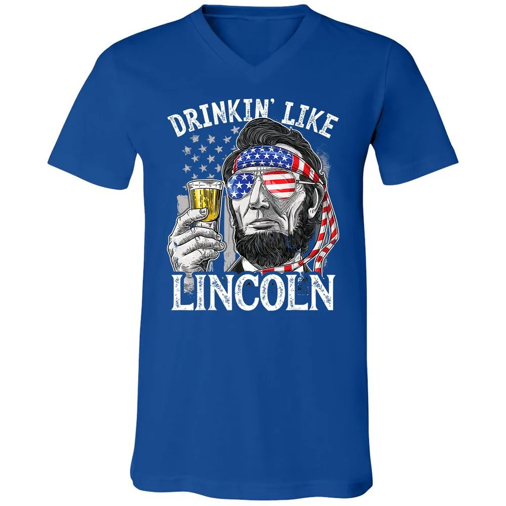 Unisex V-Neck T-Shirt - VSYE99TC - True Royal - 4